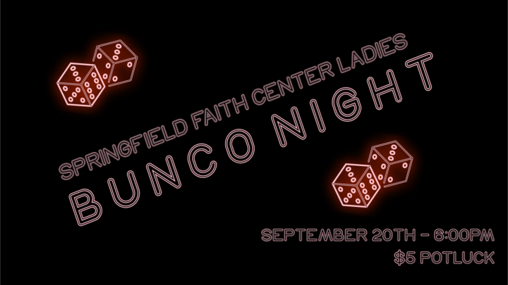 Women's BUNCO Night & Potluck logo image