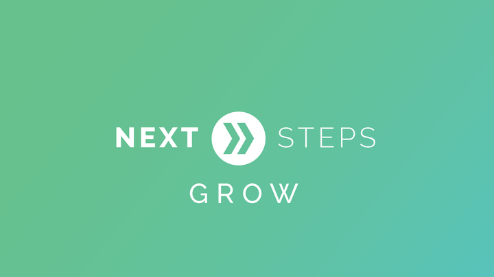 Next Steps: Grow logo image