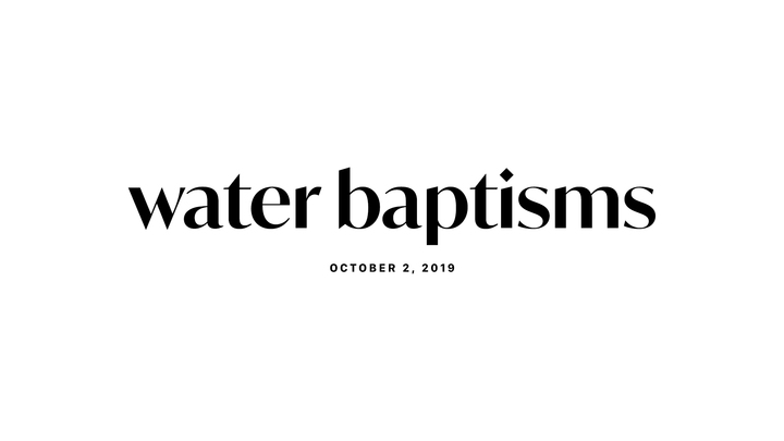 Water Baptisms logo image