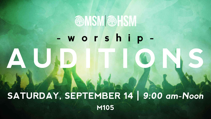 Student Ministries Worship Auditions logo image
