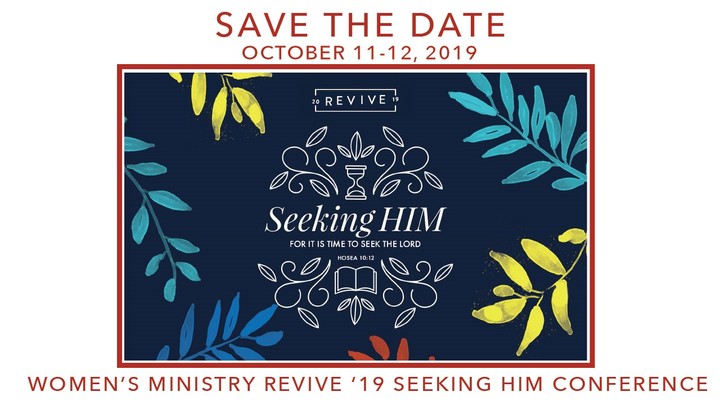 Revive 2019 Video Conference: Seeking Him logo image
