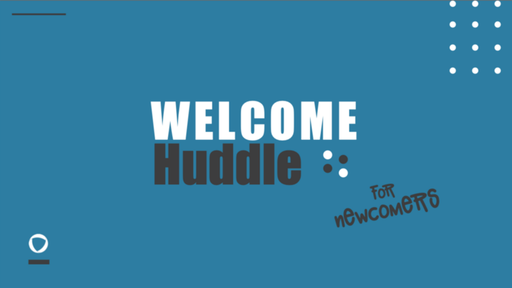 MODESTO: Welcome Huddle  logo