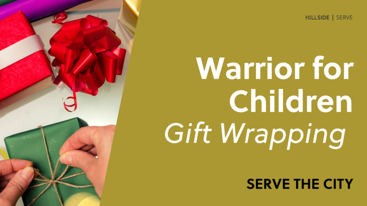 Christmas Toy Wrapping Event- Warrior for Children logo