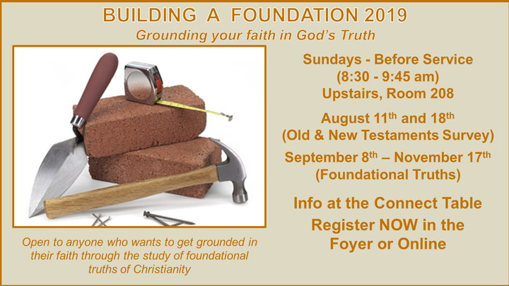 Building a Foundation Class - 2019 logo image
