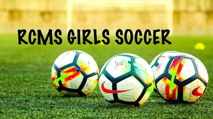 RCMS Girls Soccer Registration Fee 2019-20 logo image