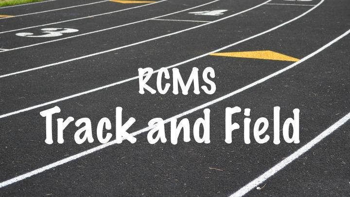 RCMS Track and Field Registration Fee 2019-20 logo image