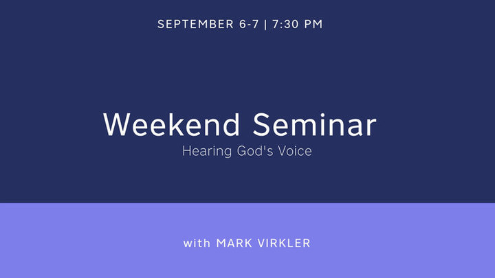 Weekend Seminar with Mark Virkler: Hearing God's Voice logo image
