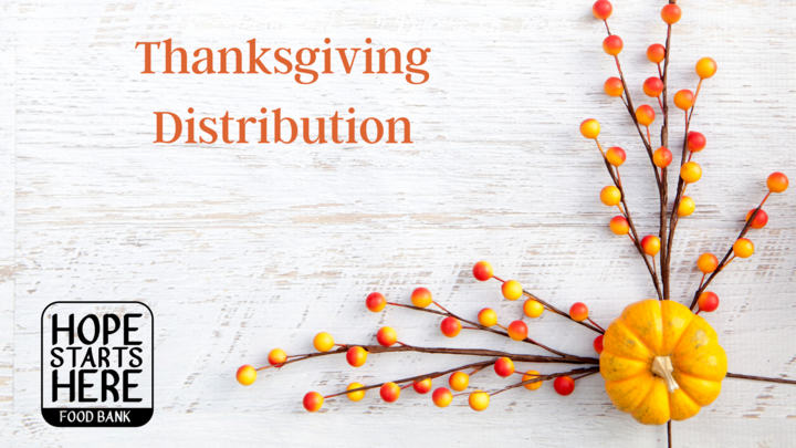 November 22 - THANKSGIVING Food Distribution logo