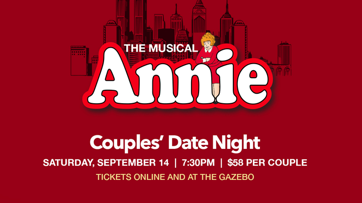 Couples' Play "Annie The Musical" logo image