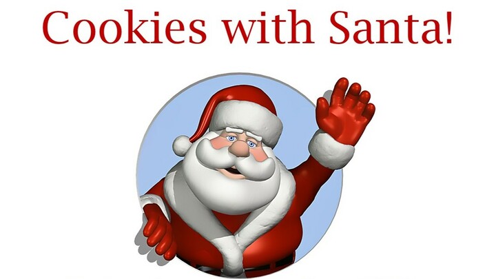 COOKIES WITH SANTA logo