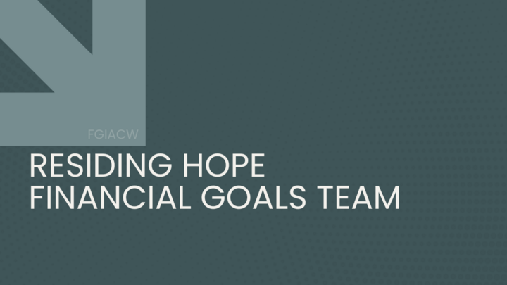 Residing Hope Financial Goal Team logo