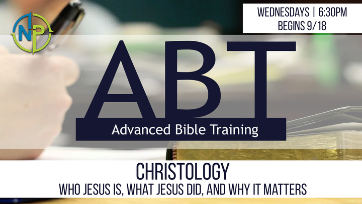 ABT - Christology (4 Weeks, Wednesdays 6:30-8:00) logo image
