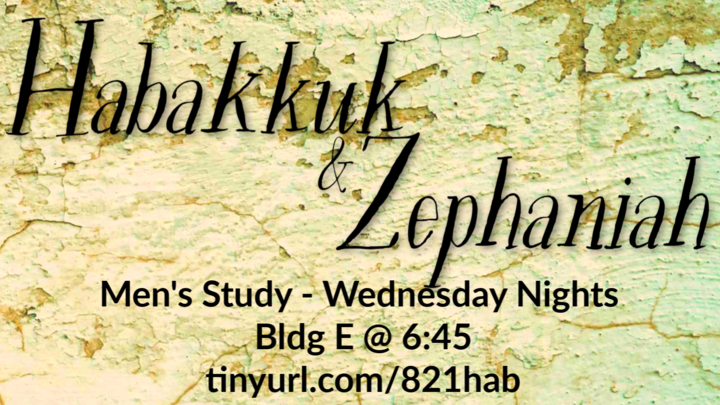 Men's Study: Habakkuk and Zephaniah logo image