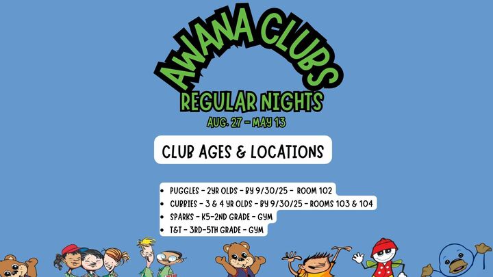 Awana 2025-2026 Regular Nights logo