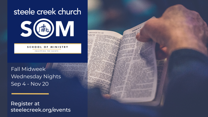 School of Ministry | Fall Midweek | Wednesday Nights 6:30pm logo image