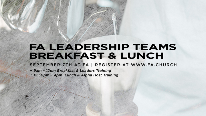 FA Leadership Teams Breakfast & Lunch logo image