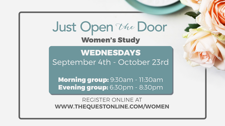 Women's Fall Bible Study - "Just Open the Door" logo image