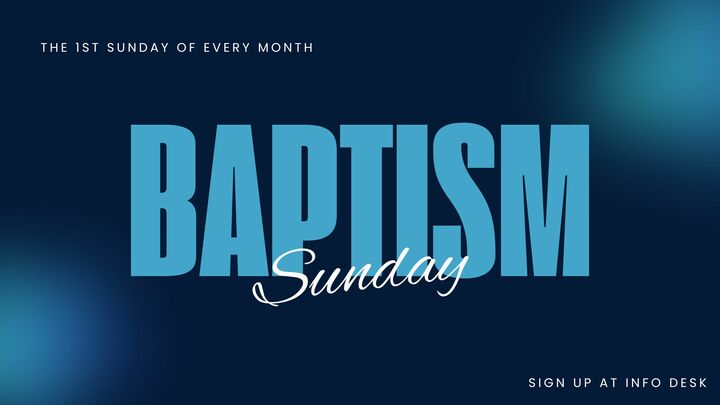 Baptism Sunday logo