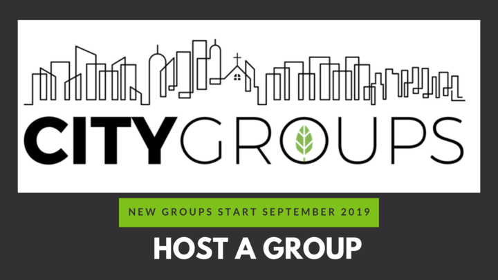 Host a City Group for the September. - November Trimester logo image