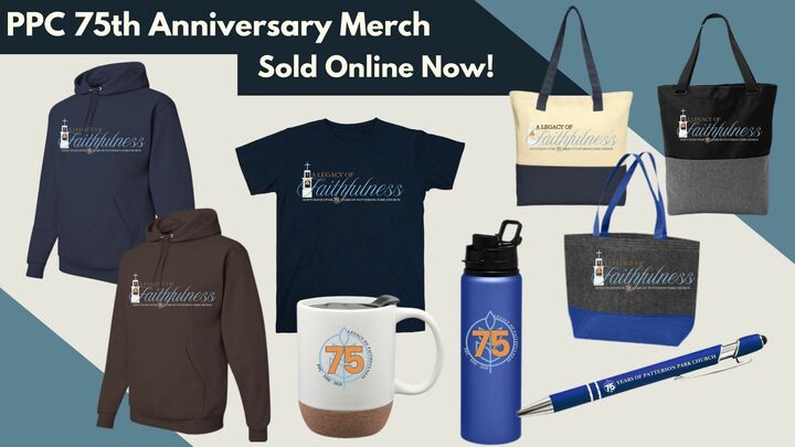 75th Anniversary Merch logo