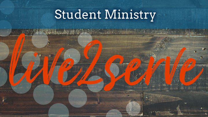 Student Ministry Live2Serve Registration Form logo image