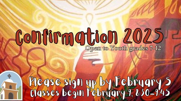 Confirmation 2025! logo