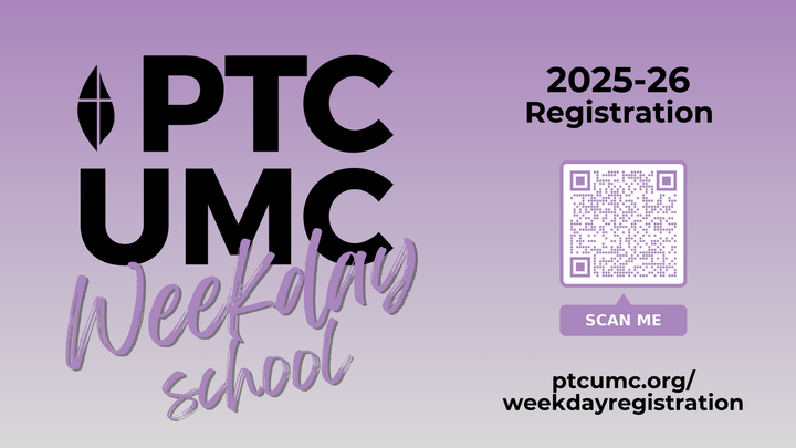 Weekday School: Registration 2025-26 logo