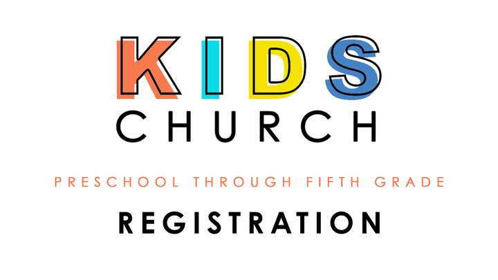 Kids Church Registration logo