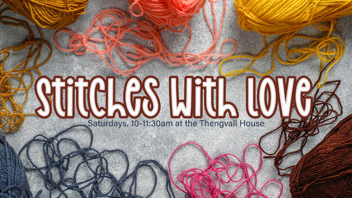 Stitches with Love - Every Saturday logo