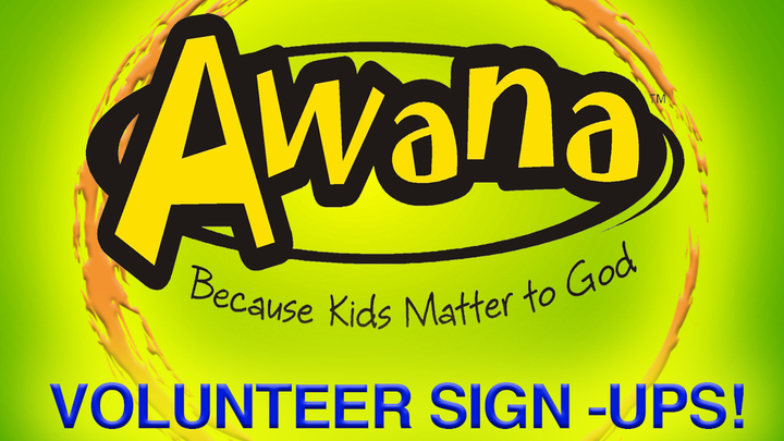 Volunteer Sign Up for AWANA Clubs 2019-2020 logo image