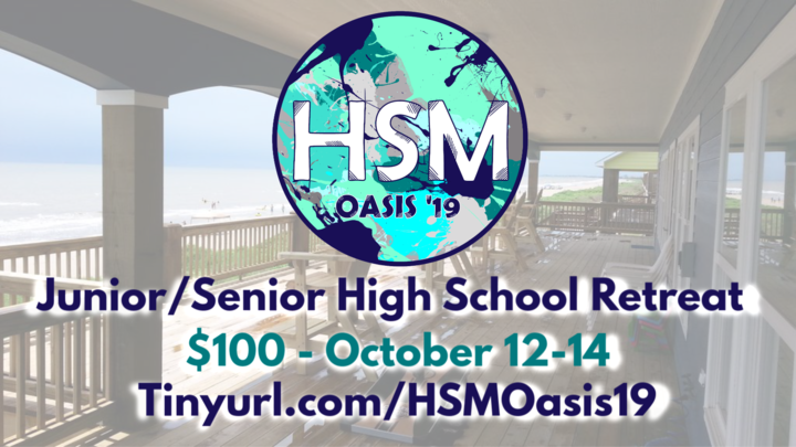 HSM - Oasis '19 - Jr/Sr Beach Retreat logo image