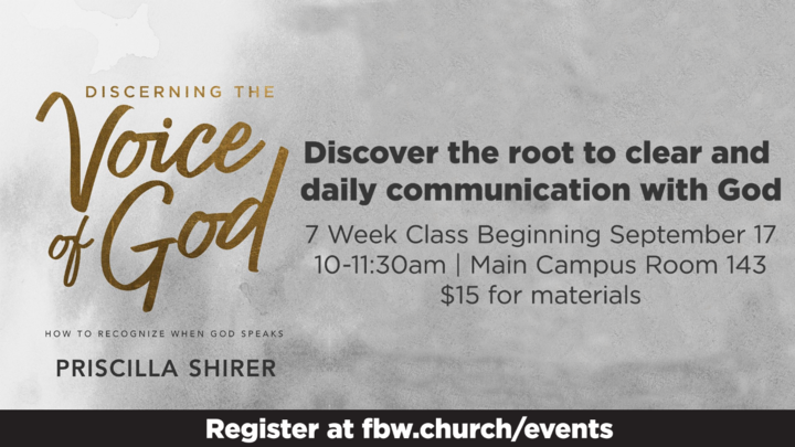 Discerning The Voice of God Women's Bible Study logo image
