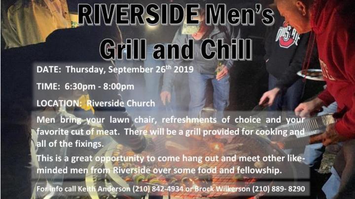 Men's Grill and Chill logo image