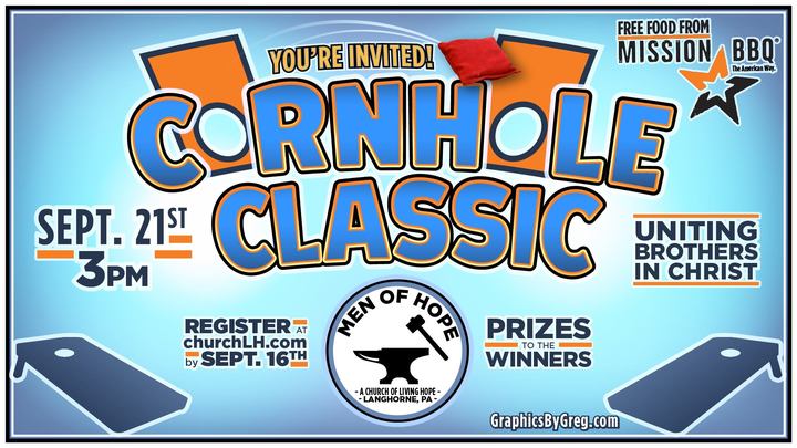 MEN'S MINISTRIES | Cornhole Classic logo image