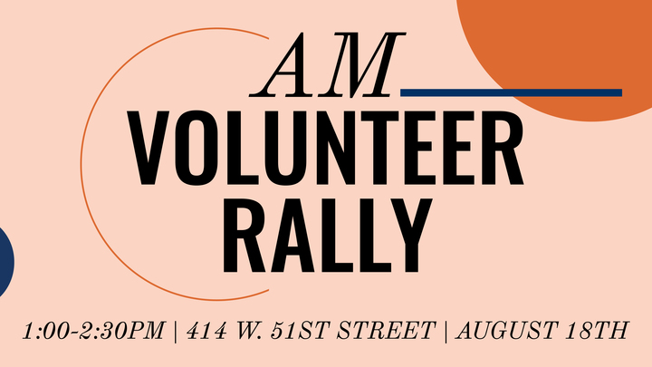 AM Volunteer Rally logo image