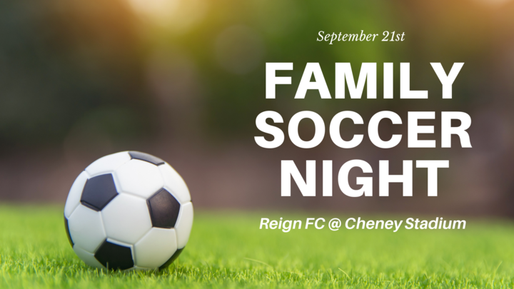 Family Night at Cheney Stadium - The Reign FC Soccer Match logo image