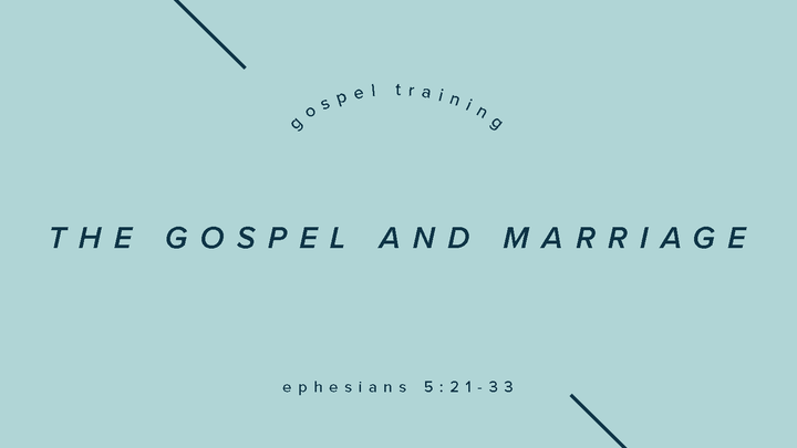 Fall Workshops: The Gospel and Marriage logo image