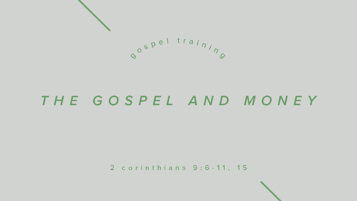 Fall Workshops: The Gospel and Money logo image