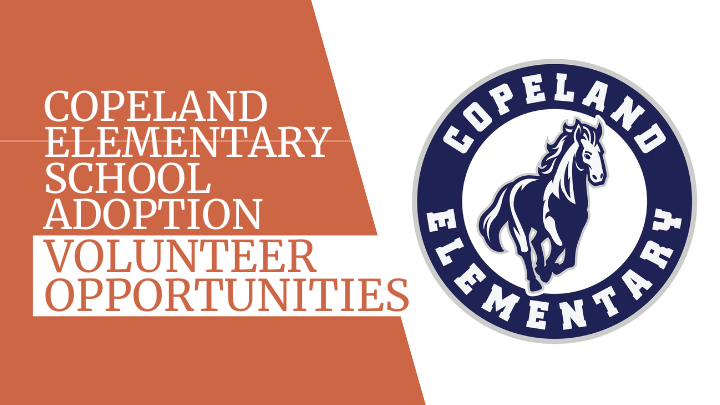 Copeland Elementary School Adoption | Volunteer Opportunities logo