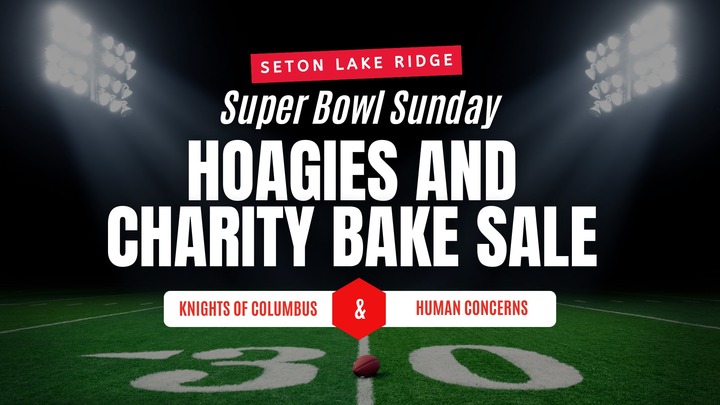 44th Annual Superbowl Sunday Hoagie and Charity Bake Sale logo