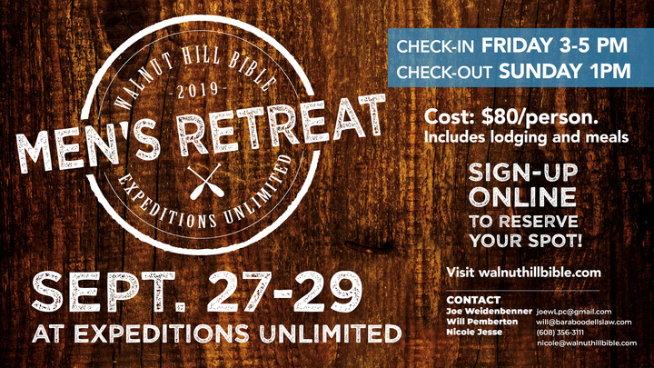 2019 Men's Fall Retreat at Expeditions Unlimited logo image