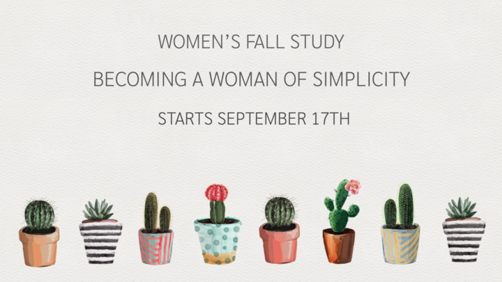 Women's Fall Study 2019 logo image