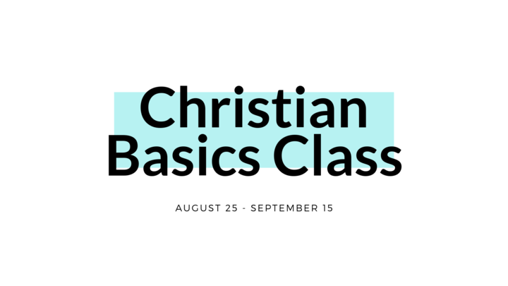 Christian Basics Class logo image