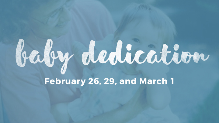 Baby Dedication 2020 logo image