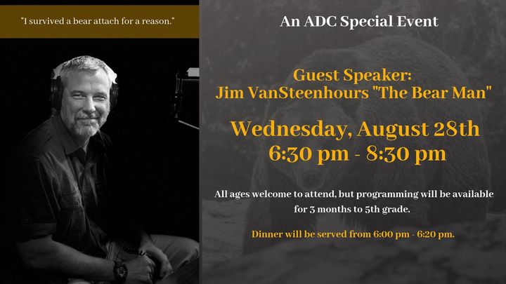 Special Guest Speaker - Jim VanSteenhouse "The Bear Man" logo image