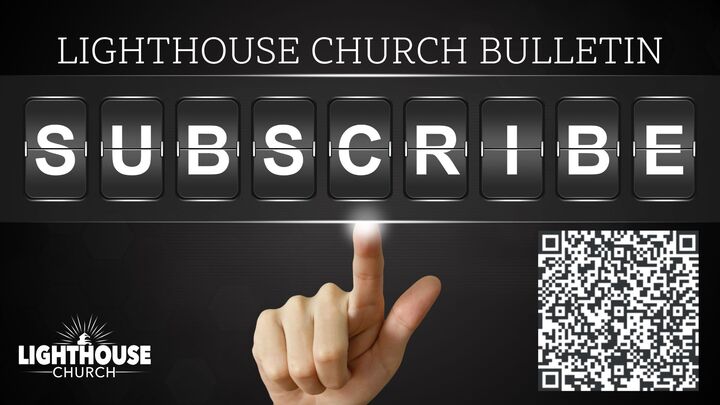 Lighthouse Church Bulletin 2025 logo