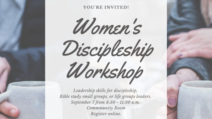 Women's Discipleship Training for small group leaders, life group leaders, and others! logo image