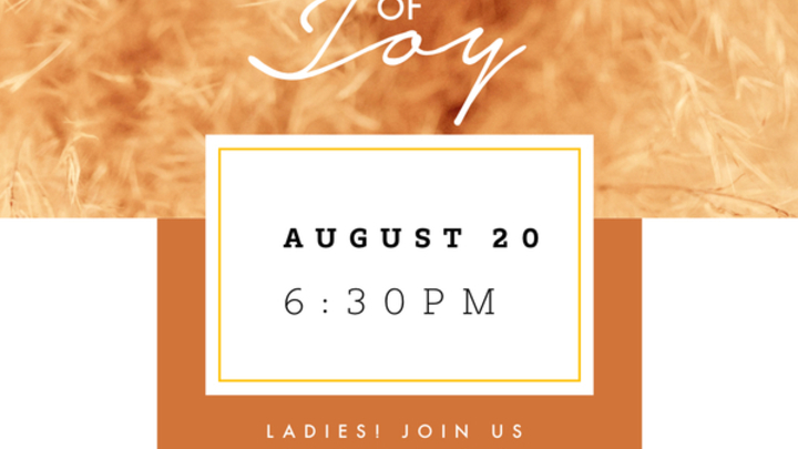 Sisterhood Night of Joy- August logo image