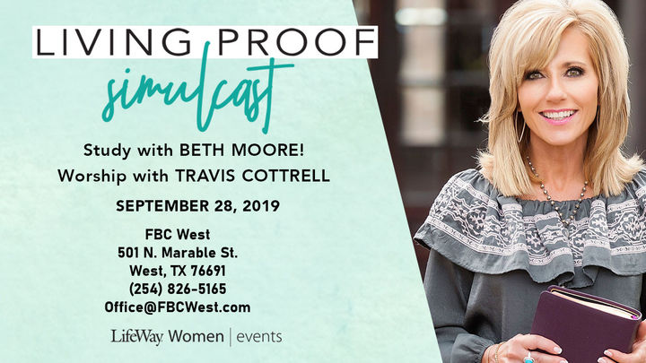 Beth Moore Simulcast at FBC West (lunch included) logo image