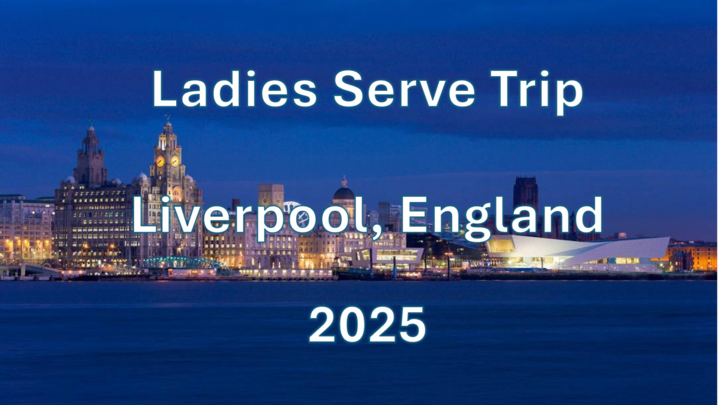 Ladies' Serve Trip to Liverpool, England logo